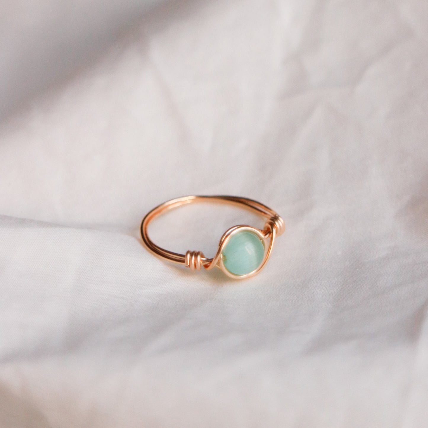 Tiffany Cat-eye Stone Ring