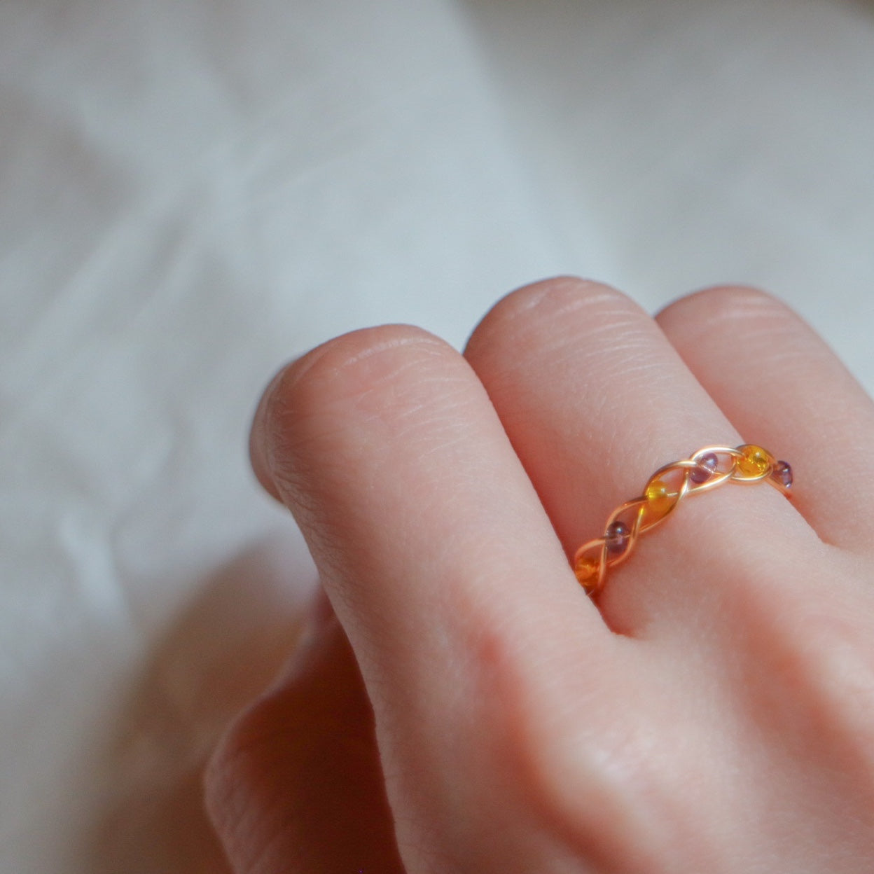 Rapunzel braided ring