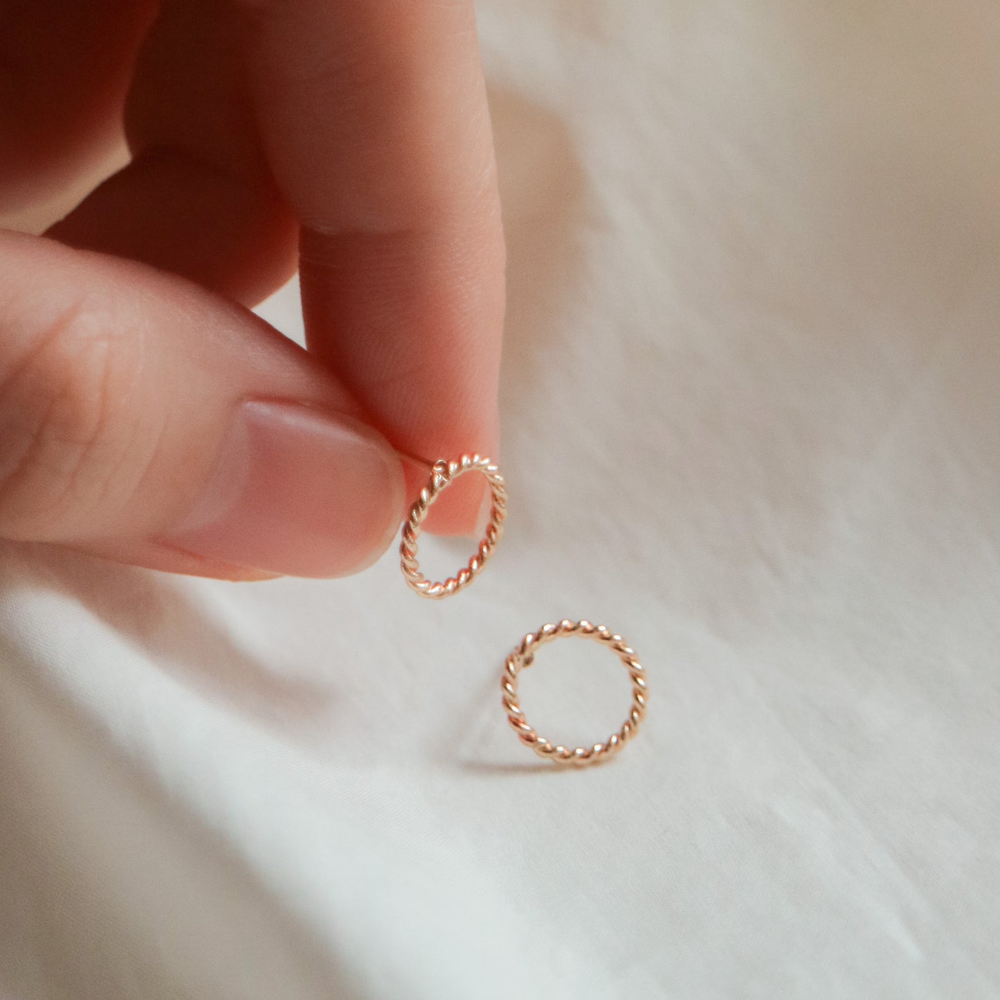 Braided Hoop Earrings