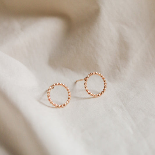 Braided Hoop Earrings