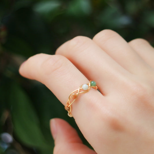 Earth Braided Ring