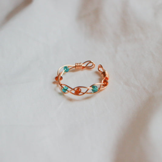 Jasmine braided ring
