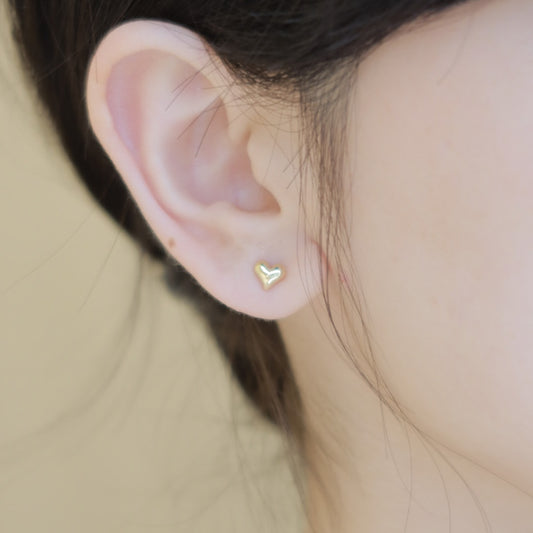 Heartbeat Stud Earrings