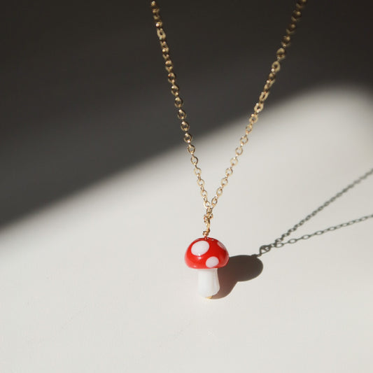 Mushroom Necklace