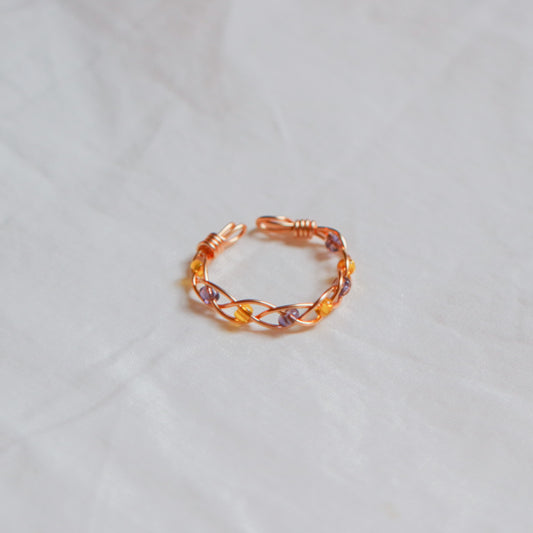 Rapunzel braided ring