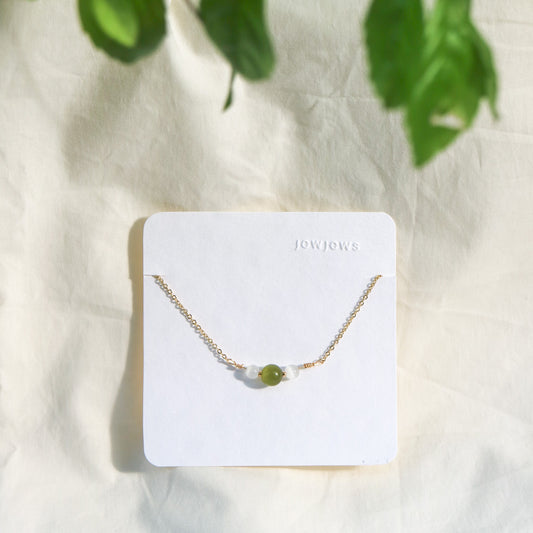 Olive Cat-eye Stone Bracelet